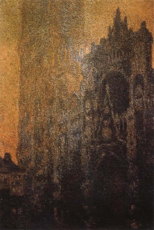 Claude Monet The Portal and the Tour d Albane at Dawn